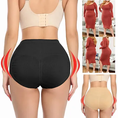 Padded Bum Pants Enhancer Shaper Panty Butt Lifter Booty Boyshorts Hip Underwear • £13.99