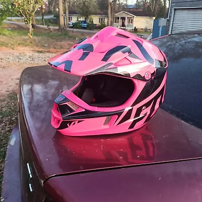 Fox Racing Motocross Helmet V1 Pink • $50