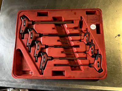 Mac Tools 8-PC. Bi-Material T-Handle Hex Key Set SHKTM8PT • $95