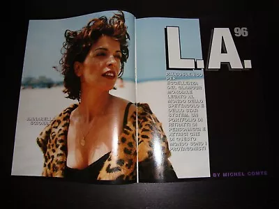 L.A. 96  MICHEL COMTE 16-Page Editorial VOGUE Italy 1996 Sciorra Mcgowan Doherty • $14