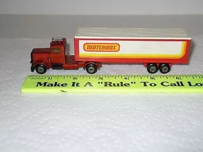 Matchbox 900 - TP-24 - Superfast - Long Haul - Articulated Trailer - 1979 NEW • $39.99