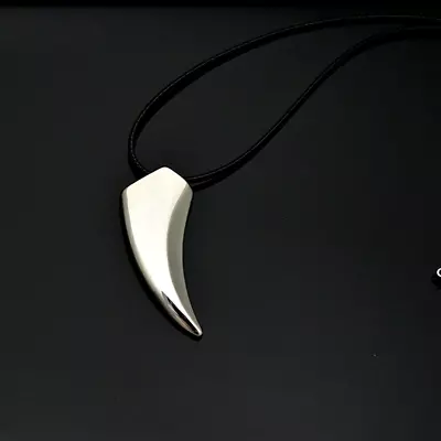 Stainless Steel Wolf / Bear Tooth Necklace Mens Necklace Courage Tribal • $21.99