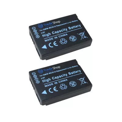 2x Li-Ion Battery For Panasonic Lumix DMC-TZ22 DMC-TZ25 DMC-TZ27 DMC-TZ30 • £29.29