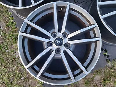 Genuine Ford OEM 18  Wheel Mustang 2015 2016 2017 Rim 10030 Excellent Condition • $164.99