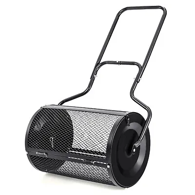 24  Peat Moss Spreader Compost Spreader W/ Upgrade Side Latches & U-shape Handle • $99.99