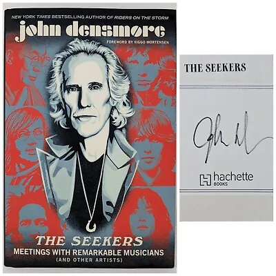 John Densmore The Seekers Signed Book The Doors Drummer Autographed Hardcover • $93.15