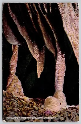 Twin Column Cave Winds Manitou Colorado Cavern Interior Rock Formation Postcard • $7.99