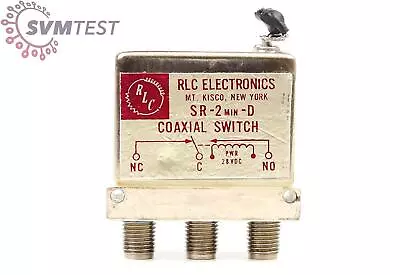 $30 • Buy RLC Electronics SR-2MIN-D Coaxial Switch