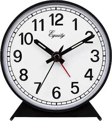 $50.38 • Buy Equity 14075 Black Analog Wind-Up Alarm Clock