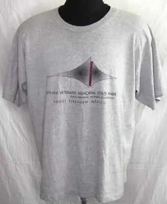 Vintage Vietnam Veterans Memorial New Mexio Gray T Shirt Size XXL Made In USA • $5.54