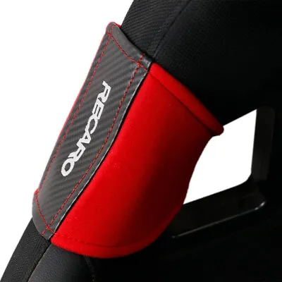 1pcs RECARO Carbon Red Racing Full Bucket Seat Side Cover Repair Decoration Pad • $9