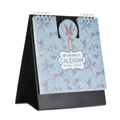 $10.21 • Buy 1pcs 2017-2018 16-Month Small Desk Calendar Table Calendar Schedule W/Stand F8M0