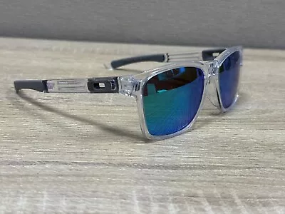 Oakley OO9272-05 Catalyst Polished Clear Violet Iridium Sunglasses #206 • $65