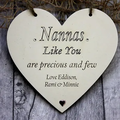Personalised Gift Grandparents Heart Nanna Christmas Mothers Day Birthday  • £6.99