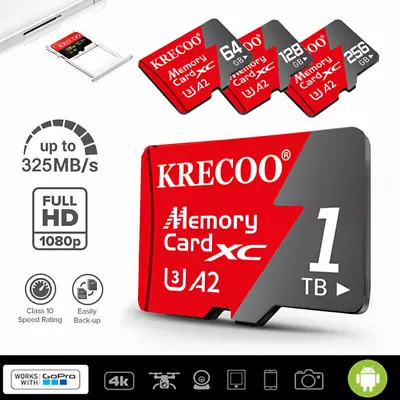 Micro SD Card Ultra Memory Card 64GB 128GB 256GB 1TB TF Class 10 Wholesale Lot • $6.33