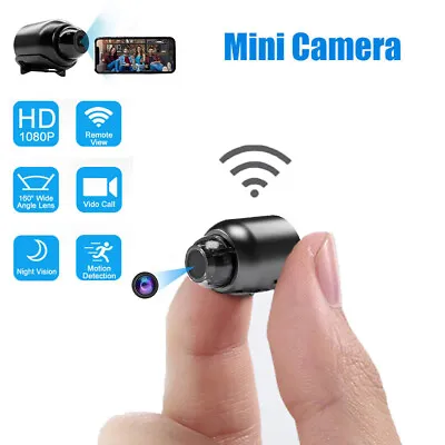 Portable Mini Smallest Wireless WiFi Camera 1080P Night Vision Motion Detection • $16.55