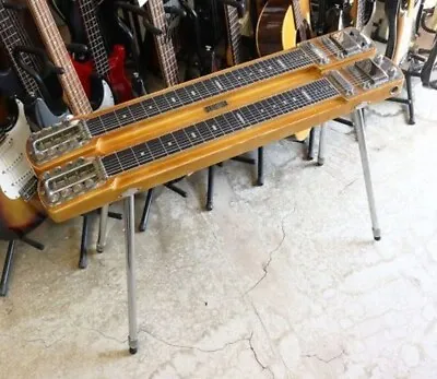 Fender Dual Eight Lap Steel Guitar 8 Strings Double Neck Vintage • $2320