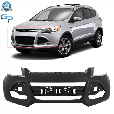 Without Sensor Hole Front Bumper Cover Primed For 2013 2014-2016 Ford Escape • $92.49