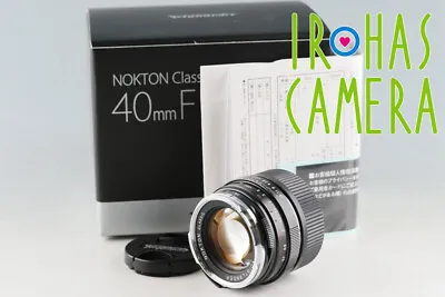 Voigtlander Nokton Classic 40mm F/1.4 SC Lens For Leica M With Box #50780 L7 • $360