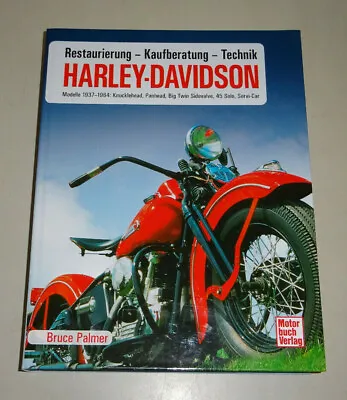 Restoration Manual Harley Davidson 1937 - 1964 From Bruce Palmer On German • $112.99