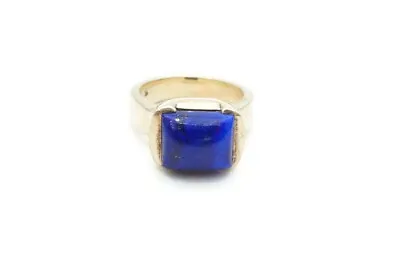 Vintage Sterling Silver 925 Lapis Lazuli Ring Size 8 • $59.49