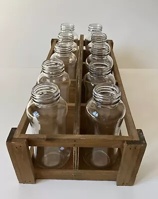 Vintage Glass Bottles Crate Of 10 Bottles YM 3 Mold  • $16.99