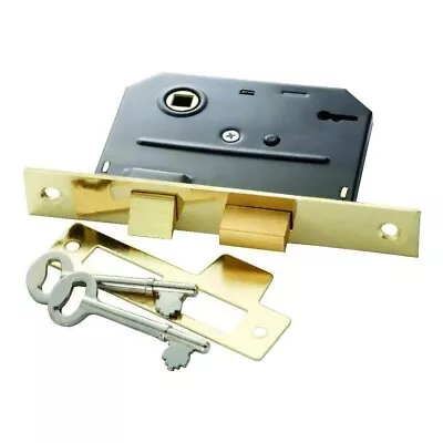 Polished Brass Bit Key Mortise Lock • $19.99