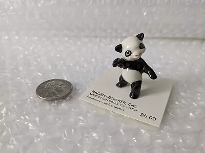 Hagen Renaker Panda Cub Standing #493 New On Original Paper Card Base Made USA • $23.97