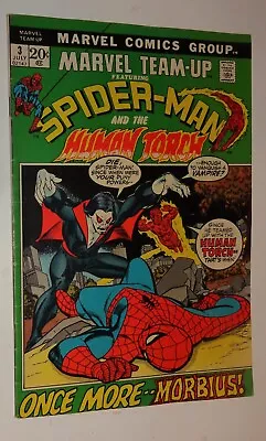 Marvel Team Up #3  3rd App Morbius  Fine 1972 • $32.20