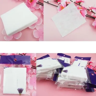 50pcs UK COSMETIC COTTON WOOL PADS FOR NAILS FACE MAKE UP REMOVER • £2.99