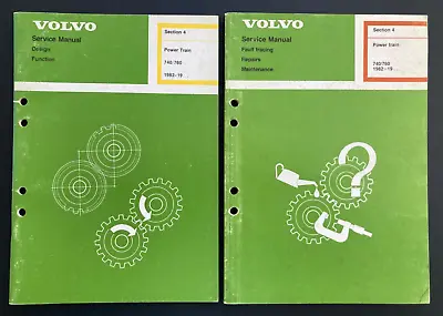 Volvo 740 760 Power Train Service Manual 1982 1983 1984 1985 1986 • $39.95