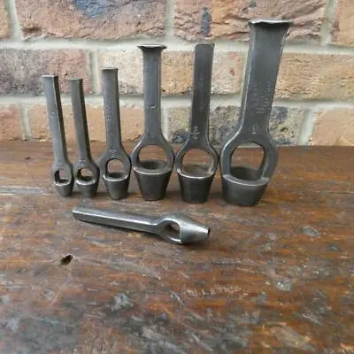 A Great Set Of Leatherworkers/Cobblers/Saddlers Wad Punches - 1/4  - 1  • £75