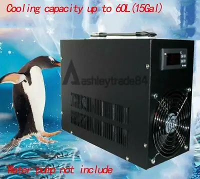 Aquarium Fish Tank Electronic Water Chiller Water Cooler Cooling Up To 60L • $259.66