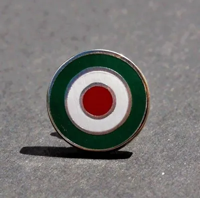 Italian Flag Vespa Lambretta Mod Roundel Scooter Memorabilia Lapel Pin Badge M36 • £2.19