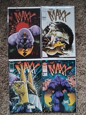 Four 1993 Image Comics  The Maxx  Vintage Comic Books Issues 1 Thru 4 • $16.75