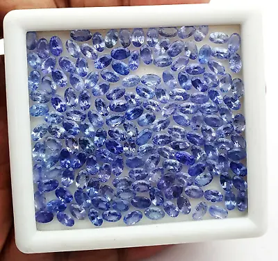 Natural Tanzanite Oval Cut Loose Gemstone Lot 21 Pcs 3*5 MM 5 CT • $16.39