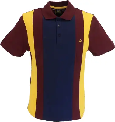 Merc Mens Aymer Burgundy Classic Polo Shirts • £49.99