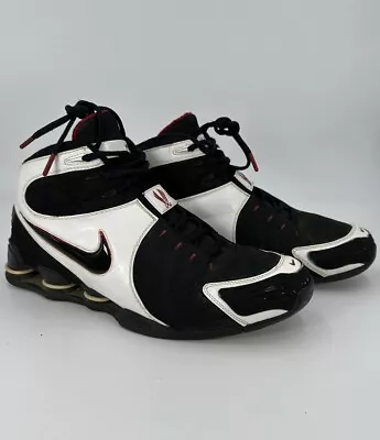 Nike SHOX VC Vince Carter Black White Red Basketball Shoes Mens Sz 12 312764-001 • $69.95