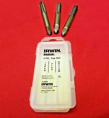 TEMPORARILY UNAVAILABLE M10 X 1.25 Tap Set Irwin 2739 3PC USA Hanson TCS 10mm • $199.90
