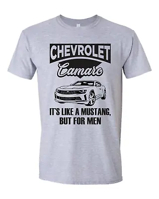 Premium Chevrolet Camaro Ring Spun Cotton Shirt Soft Funny Chevy • $15.99