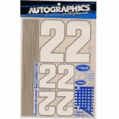 Eagle Model AG Numbers Decal MAXWELL #22 AG170-22 New • $29.74