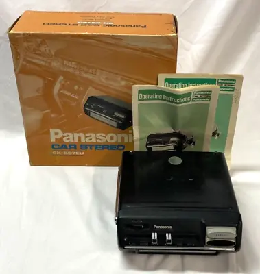 Vintage  Panasonic CX-567EU Car Stereo 8 Track Tape Deck With Original Box • $50