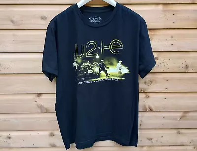 U2 Edun Innocence + Experience Tour 2015 T-Shirt Band Tee Black Band - Size XL • £21.24