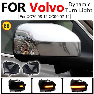 For VOLVO XC70 XC90 Amber LED Side Mirror Dynamic Turn Signal Light Indicator 2x • $24.99