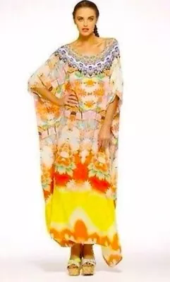 Camilla Vintage Endless Summer RNK Round Neck Silk Kaftan  • $200