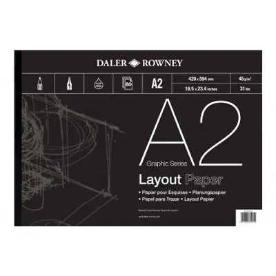 Daler Rowney Layout Pad - A2 • £19.99