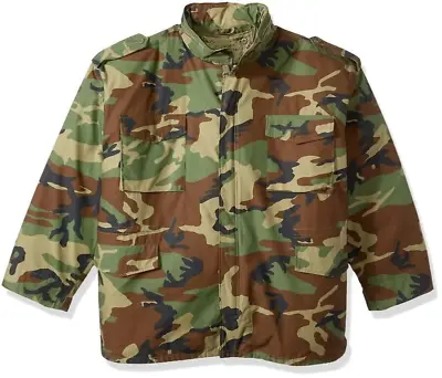 Rothco M-65 Field Jacket Liner Tactical Military Coat Uniform Camouflage Small • $89.99