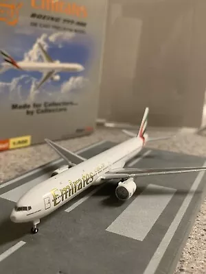 SkyJets 1:500 Scale Model Emirates Boeing 777-3 Commercial Airliner A6-EMN • $42.99