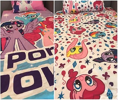 My Little Pony 3' SINGLE DUVET COVER + PILLOW CASE (MY LITTLE PONY)  • £5.99