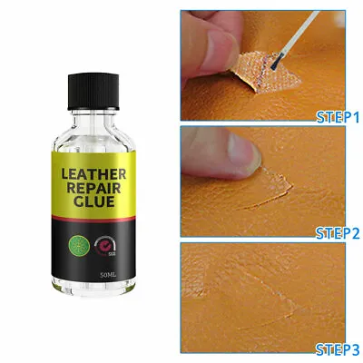 £7.60 • Buy 50ml Car Leather Repair Glue Seat Care Liquid Rubber Sofa Adhesive Gel 